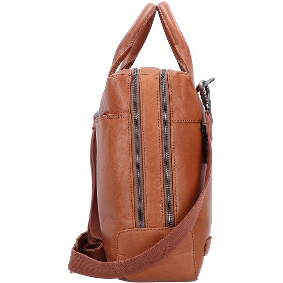 Plevier Rock Flint Briefcase RFID protection Leather 41 cm Laptop compartment