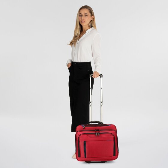Dermata 2 wheels Wheeled briefcase 38 cm Laptop compartment