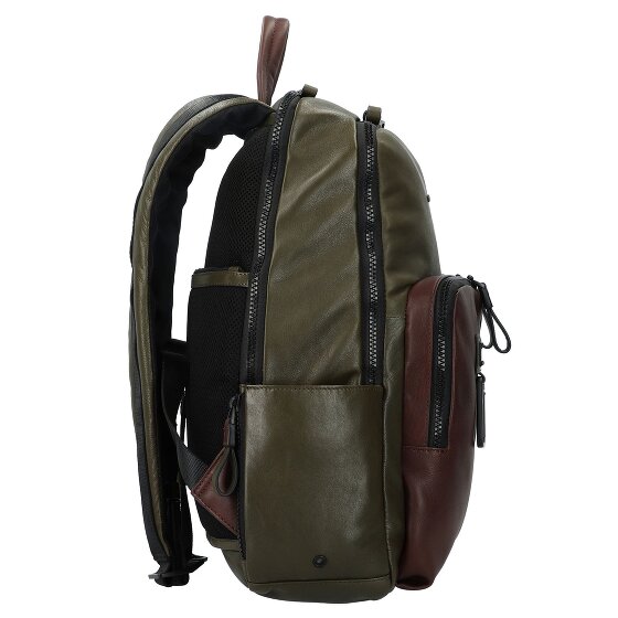 Piquadro Harper backpack RFID leather 40 cm laptop compartment