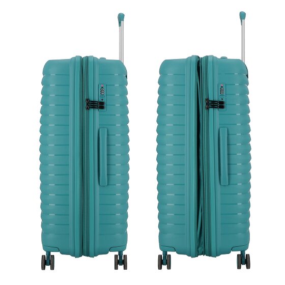 d&n Travel Line 4500 4 wheels Trolley L 75 cm with expansion pleat