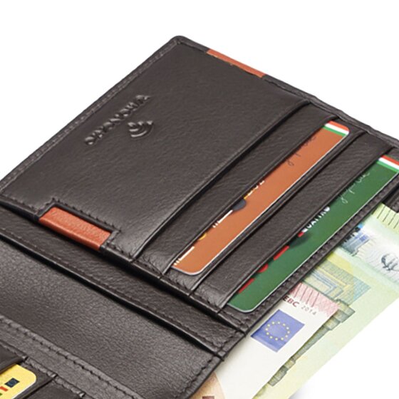 Roncato Monaco Wallet RFID protection Genuine Leather 12 cm