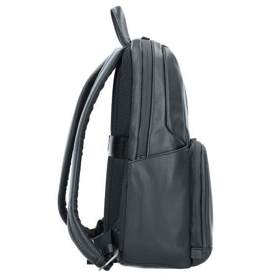 Piquadro Urban backpack leather 39 cm laptop compartment