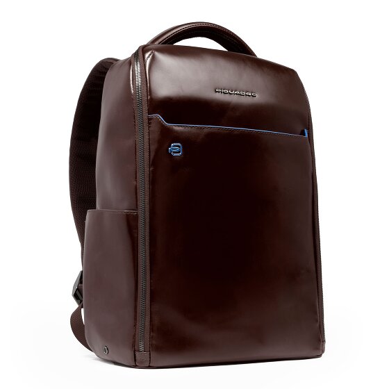 Piquadro Blue Square Daypack Leather 29 cm Laptop compartment