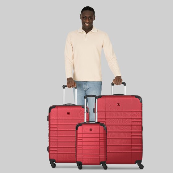 Wenger Amplar Evo 4 wheels Suitcase set 3-piece with expansion pleat