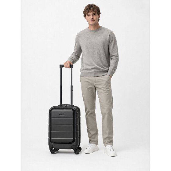 Police Dublin 4 wheels Cabin suitcase S 54 cm Laptop compartment Expandable