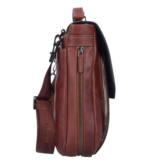 Piquadro Black Square briefcase leather 40 cm laptop compartment