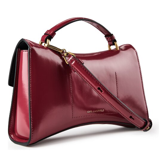 Karl Lagerfeld Autograph Handbag Genuine Leather 25 cm