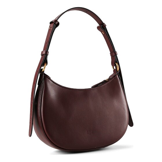 PINKO Half Moon Shoulder Bag Genuine Leather 26 cm