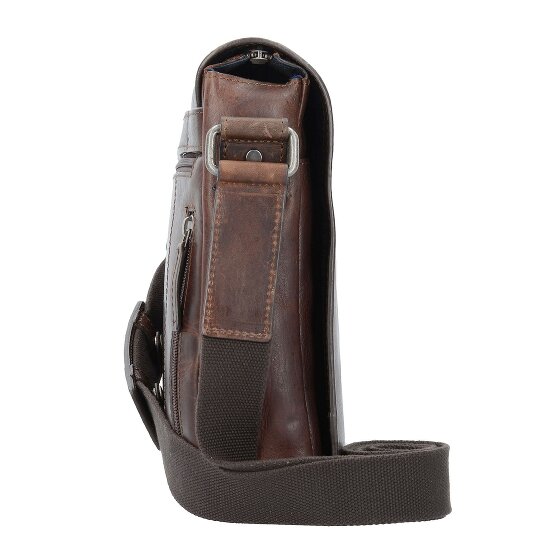 Leonhard Heyden Roma Messenger leather 31 cm laptop compartment