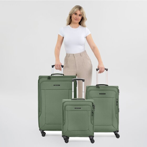 Franky Melbourne 3.0 4-wheel suitcase set, 3-piece, with stretch fold Franky Melbourne 3.0 4-wheel suitcase set, 3-piece, with stretch fold