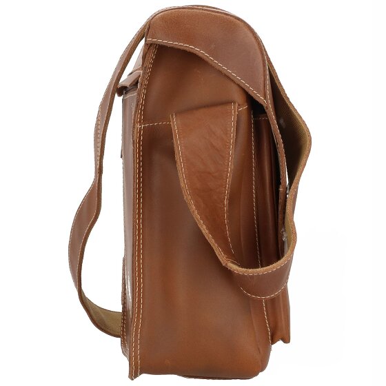 aunts & uncles Hunter Nick Messenger Leather 37 cm laptop compartment