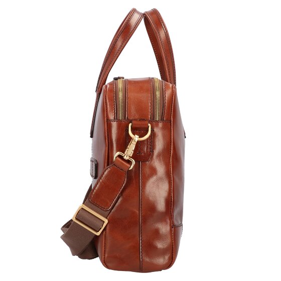 The Bridge Vespucci briefcase leather 41 cm laptop compartment
