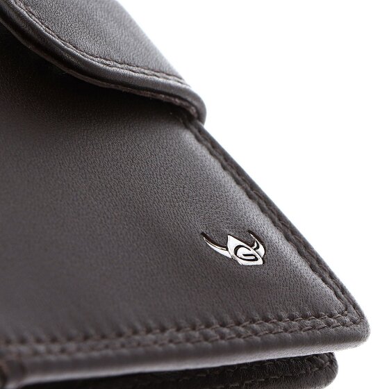 Golden Head Polo Credit card case RFID protection Genuine Leather 8 cm