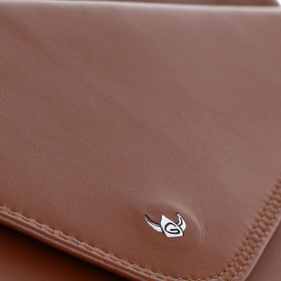 Golden Head Polo Clutch purse RFID protection Genuine Leather 22 cm
