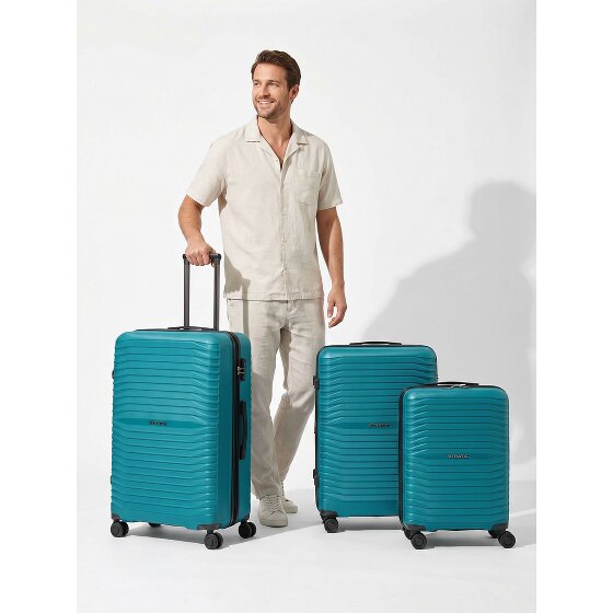 Stratic Shine 4 wheels Suitcase set 3-piece Expandable