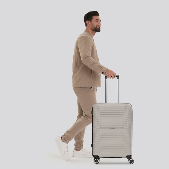 Stratic Shine 4 wheels trolley 65 cm with expansion fold