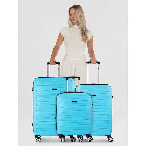 Benzi 5493 4 wheels Suitcase set 3-piece with expansion pleat