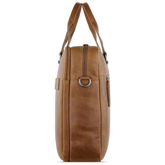 Klondike 1896 Gold Brain briefcase leather 35 cm laptop compartment