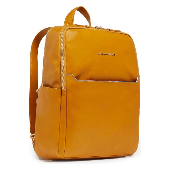 Piquadro Blue Square Daypack RFID protection Leather 37 cm Laptop compartment