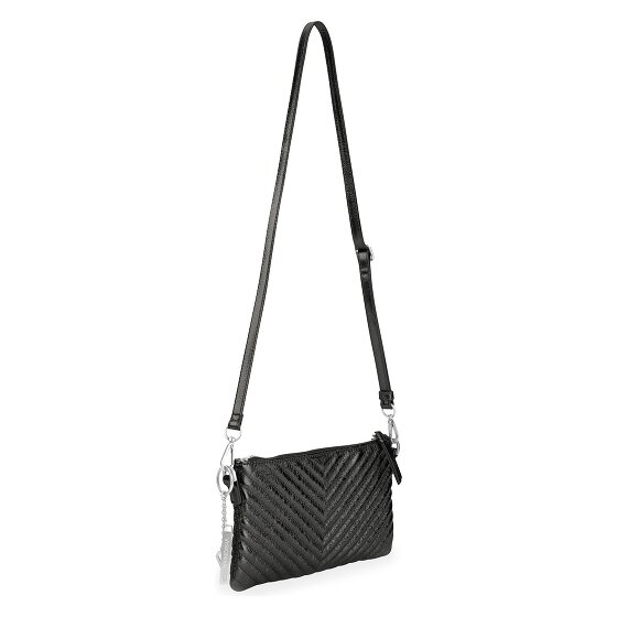 LES VISIONNAIRES Alice Clutch purse Genuine Leather 27 cm