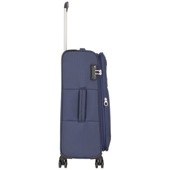Worldpack Dublin 4 wheels Suitcase set 3-piece with expansion pleat