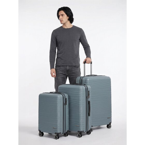 Franky Dallas 3.0 4-wheel suitcase set 3-piece with expansion fold