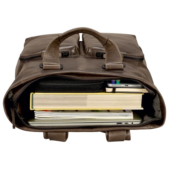Leonhard Heyden Porto Business backpack Leather 40 cm