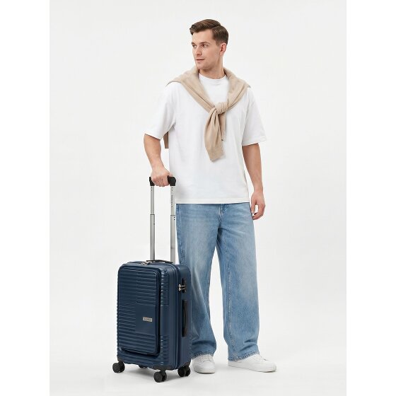 Redolz Essentials 17 2.0 4 wheels Cabin suitcase 55 cm Laptop compartment Expandable