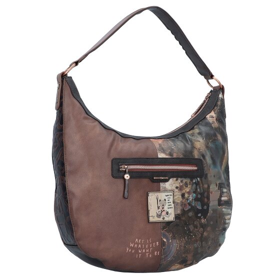 Anekke Shoen Brown Shoulder Bag 36 cm