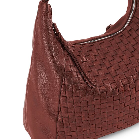FredsBruder Calm Weave Shoulder Bag Genuine Leather 38 cm