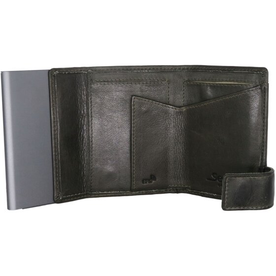 SecWal SecWal 1 credit card case wallet RFID leather 9 cm