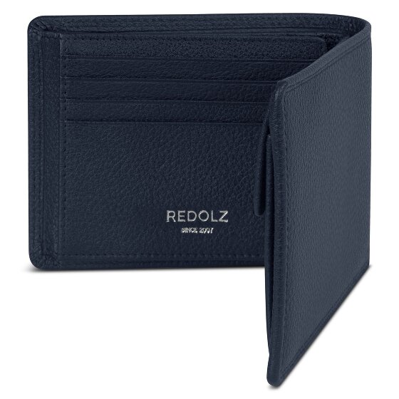 Redolz Leather Essentials QF wallet RFID leather 12 cm fold-out