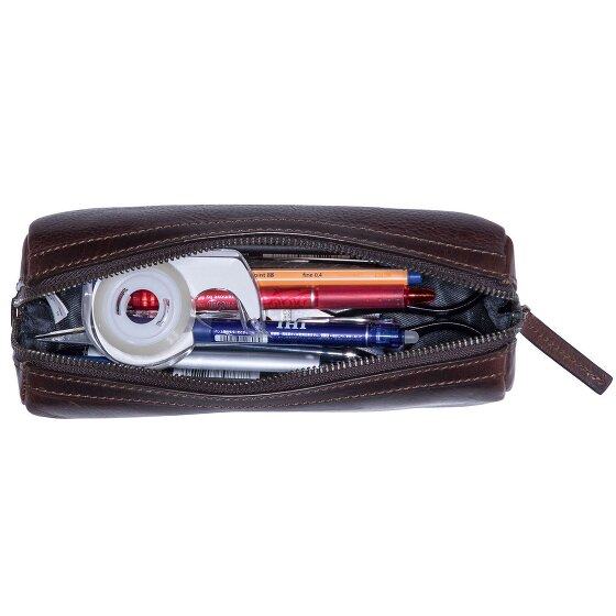 Leonhard Heyden Roma pencil case leather 21 cm