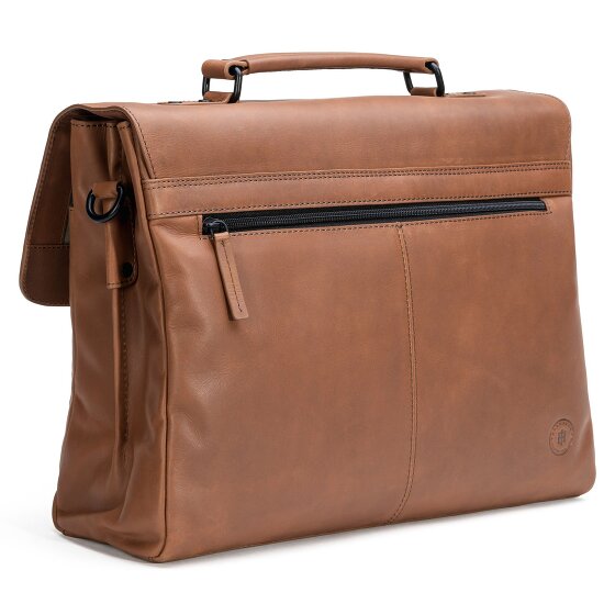 Farmhood Nashville briefcase XL 2 compartments leather 39 cm