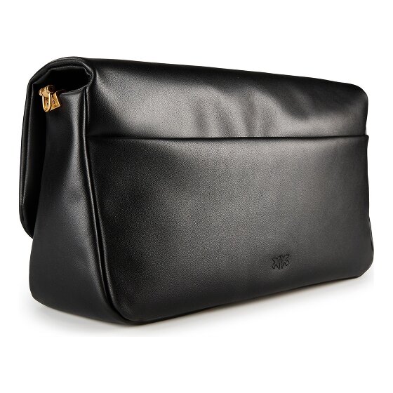 PINKO Click Soft Classic Shoulder Bag Genuine Leather 32 cm