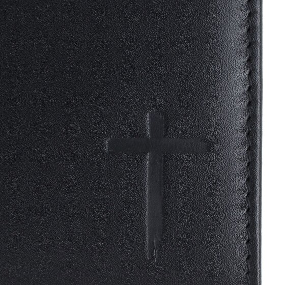 oxmox Leather Wallet RFID protection Genuine Leather 12 cm