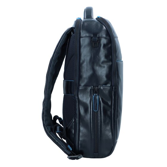 Piquadro Blue Square Revamp Business backpack Leather 41 cm Laptop compartment