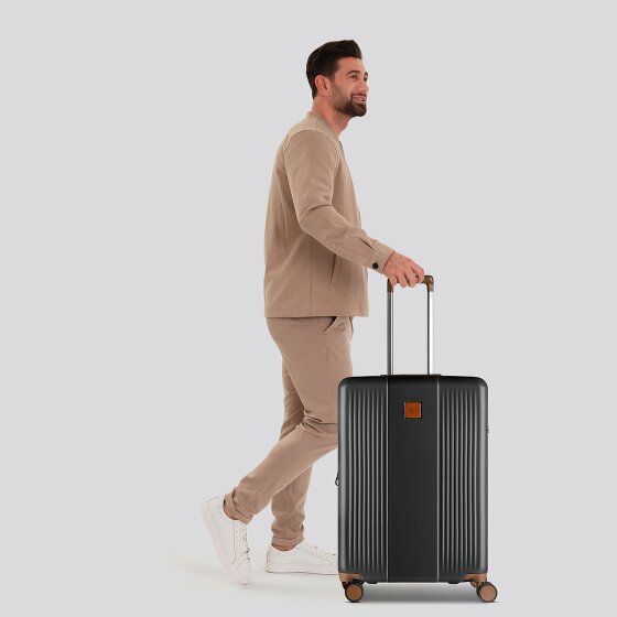 Bric's Ferrara 4 wheels Trolley M 67 cm with expansion pleat