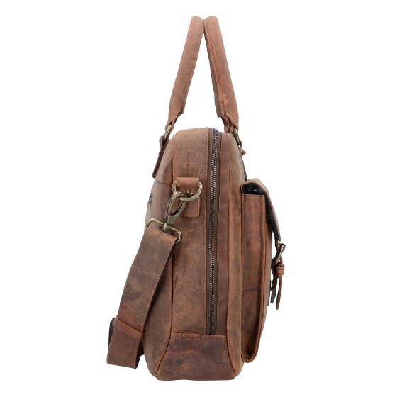 Harold's Antic Collection Briefcase leather 40cm laptop compartment