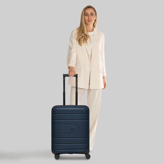 Redolz Essentials 11 4 wheels Cabin trolley 55 cm with expansion pleat