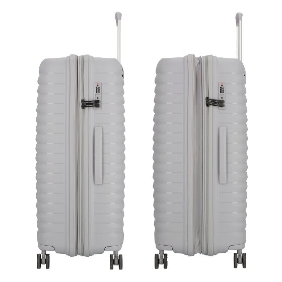 d&n Travel Line 4500 4 wheels Trolley L 75 cm with expansion pleat