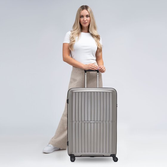 Pactastic Collection 01 4 wheels Trolley L 76 cm with expansion pleat