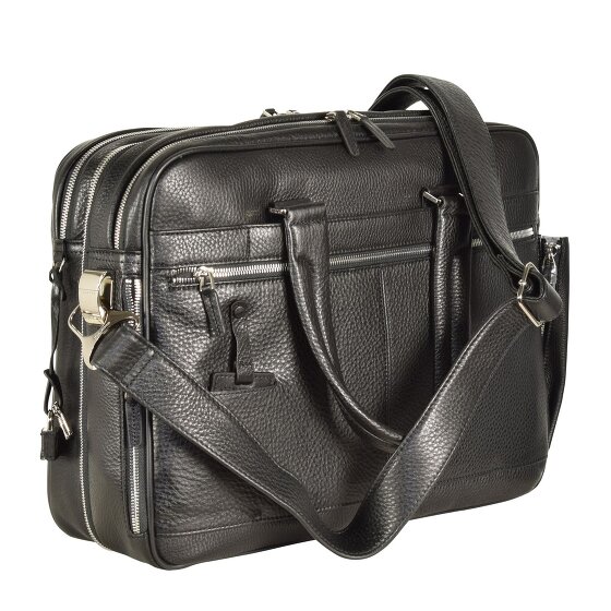 Piquadro Mode briefcase leather 41 cm laptop compartment