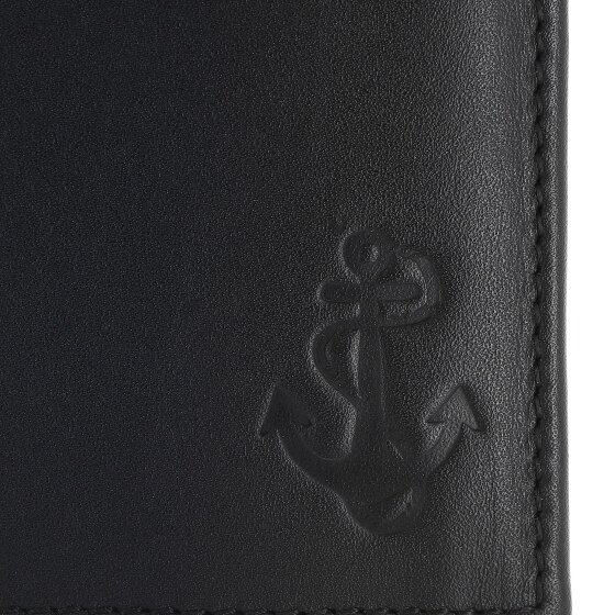 oxmox Leather Wallet RFID protection Genuine Leather 13 cm