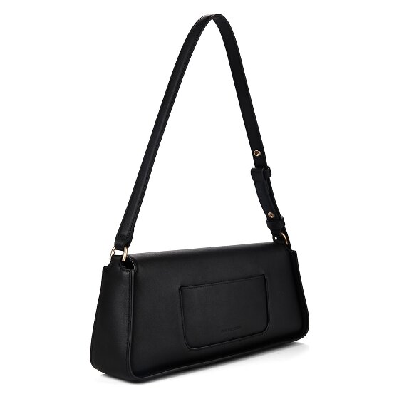 Karl Lagerfeld Signature Shoulder Bag Genuine Leather 32.5 cm