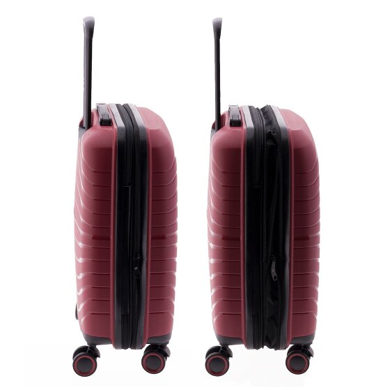 Gladiator 3400 4 wheels Cabin trolley 55 cm with expansion pleat