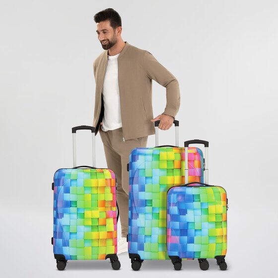 Nowi Santa Cruz 4 wheels Suitcase set 3-piece