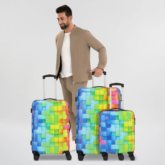 Nowi Santa Cruz 4 wheels Suitcase set 3-piece