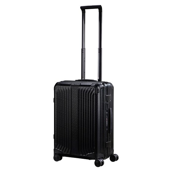 Samsonite Lite-Box Alu Boss Edition 4-wheel Cabin suitcase, Aluminum, 55 cm