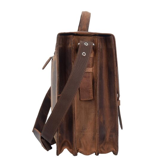 Plevier Retro Zeppelin Briefcase Leather 43.5 cm Laptop compartment Plevier Retro Zeppelin Briefcase Leather 43.5 cm Laptop compartment